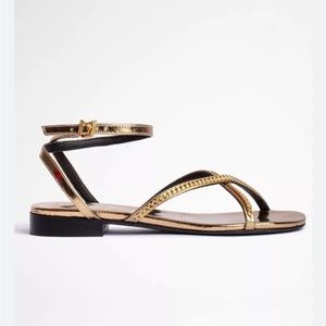 Zadig & Voltaire Rockzy Chain Sandals